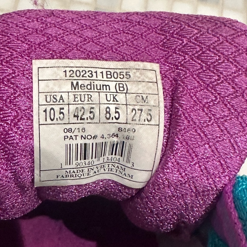 Brooks GTS 17 Women's Gray Blue Purple Running Shoes Size 10.5 - Picture 7 of 9